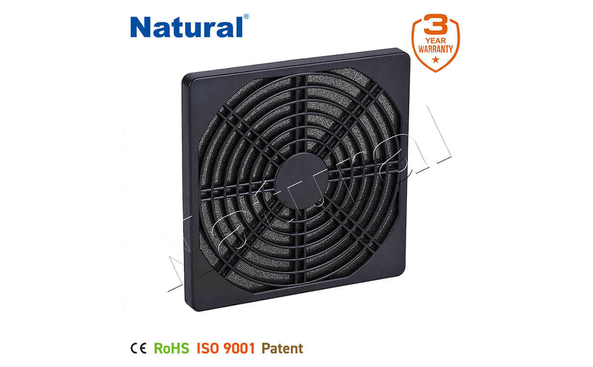 Filtro de ventilador de panel eléctrico