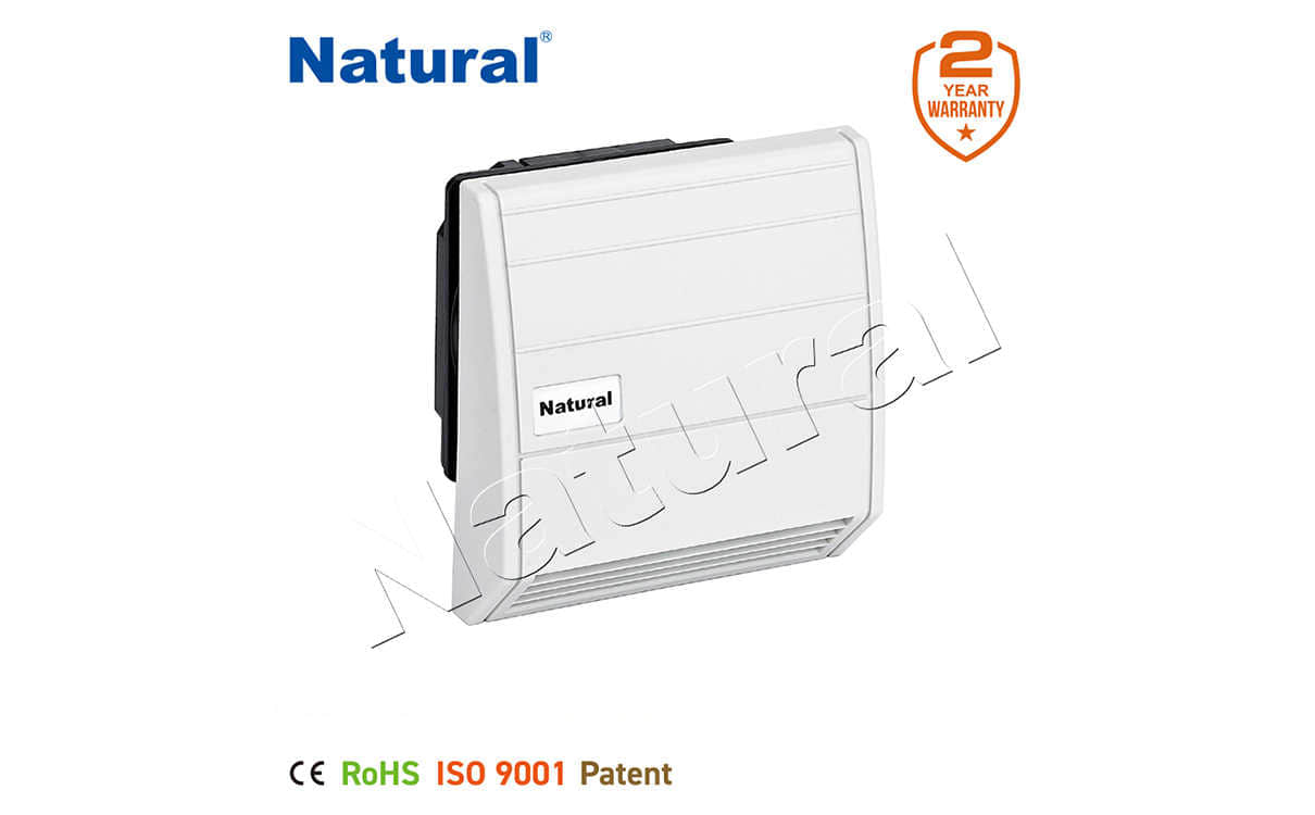 Filtro de ventilador de panel eléctrico